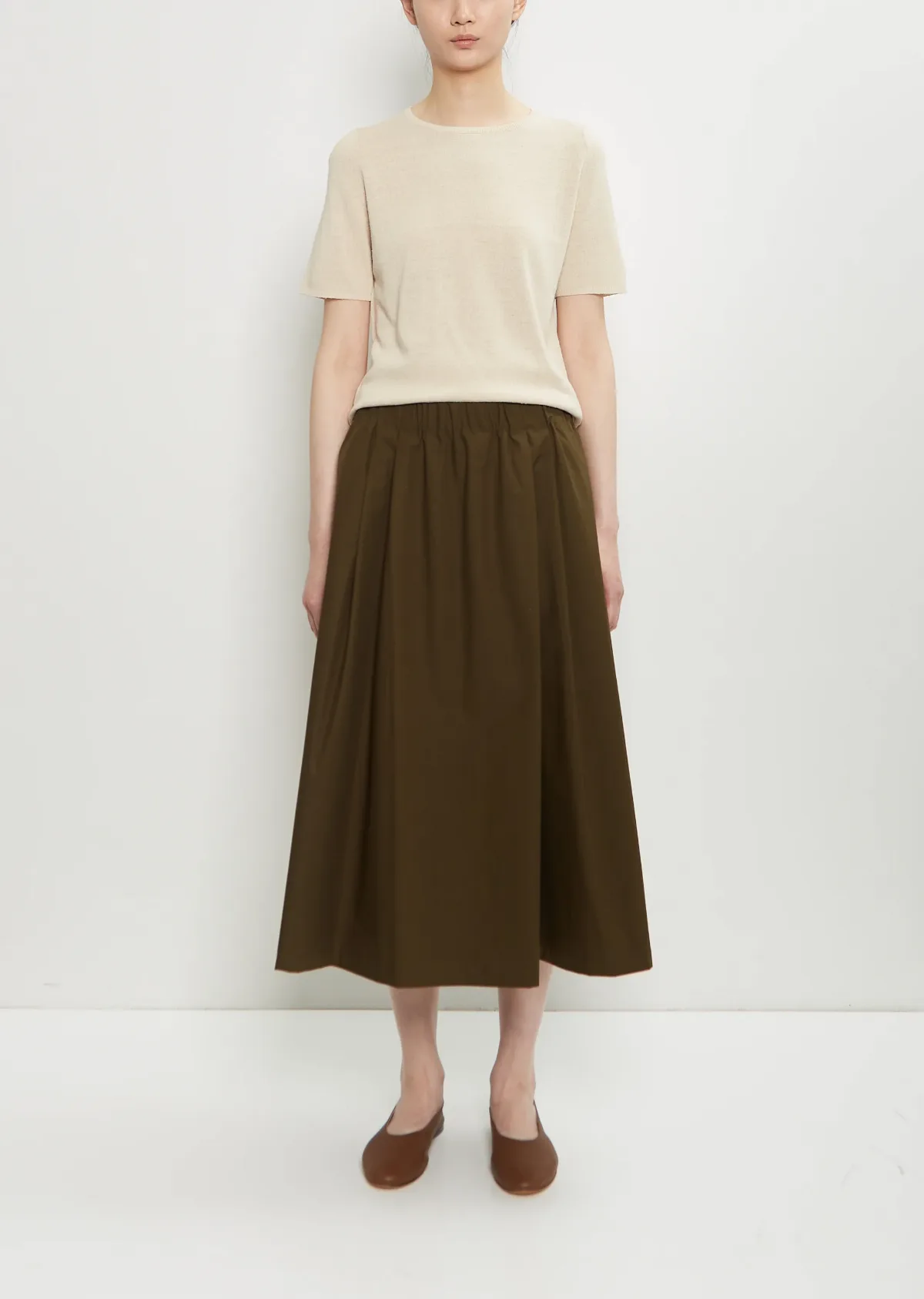Soft Cotton Pull on Skirt by Apuntob