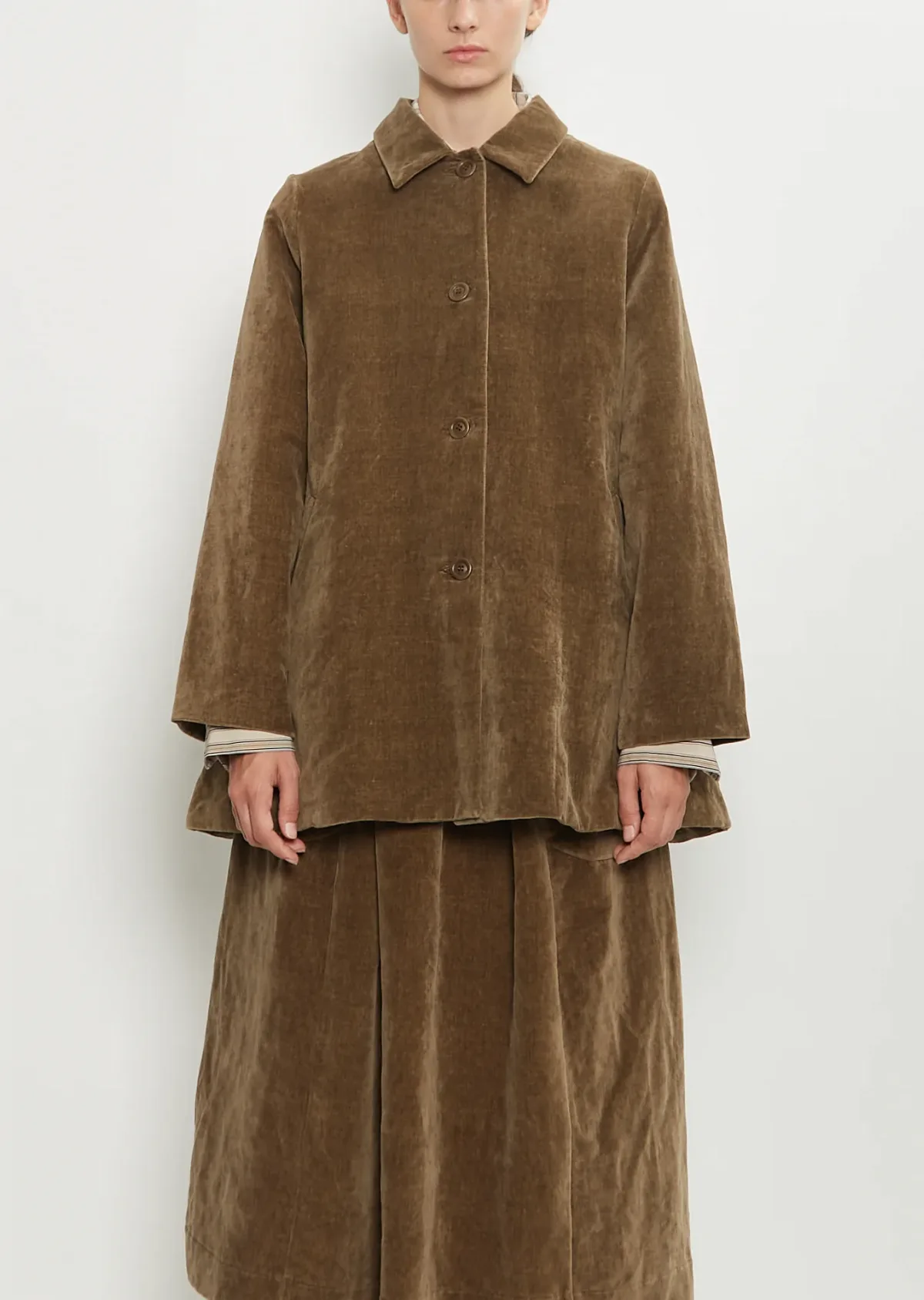 Soleil Cotton Linen Velvet Jacket by Casey Casey