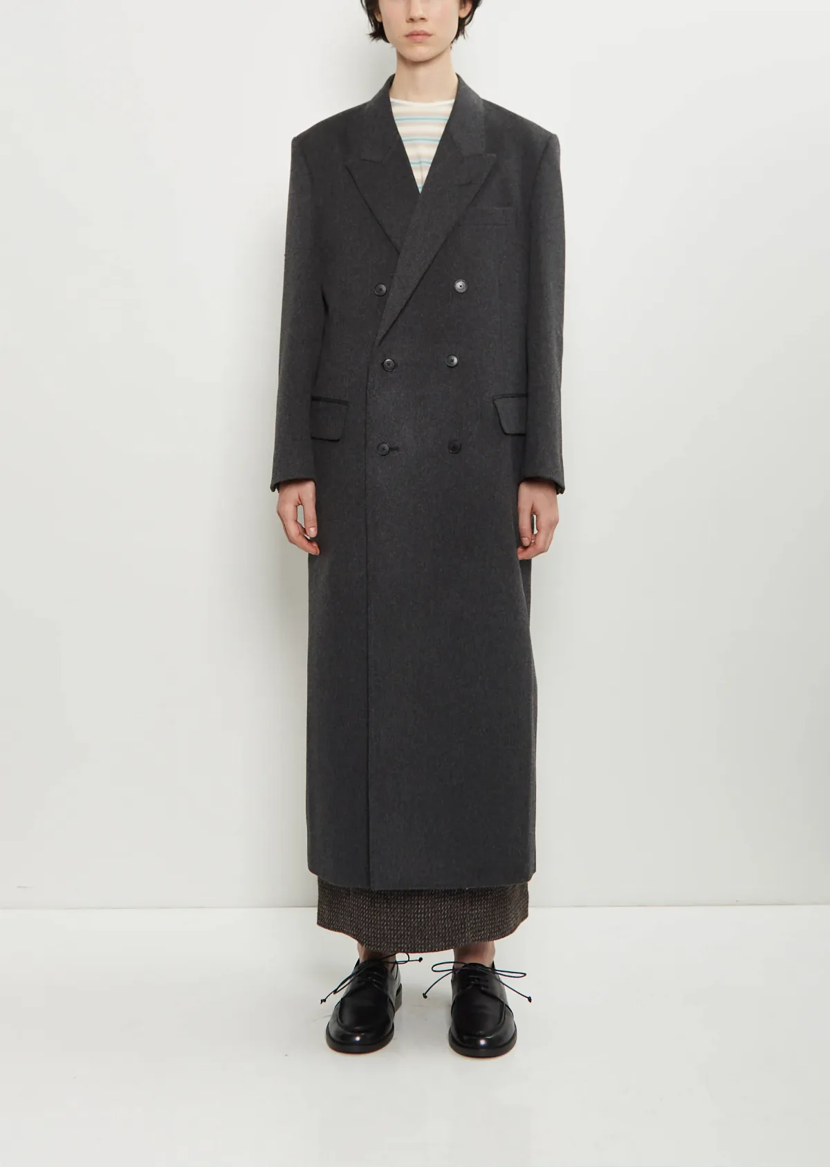 Cashmere Moleskin Coat by Auralee