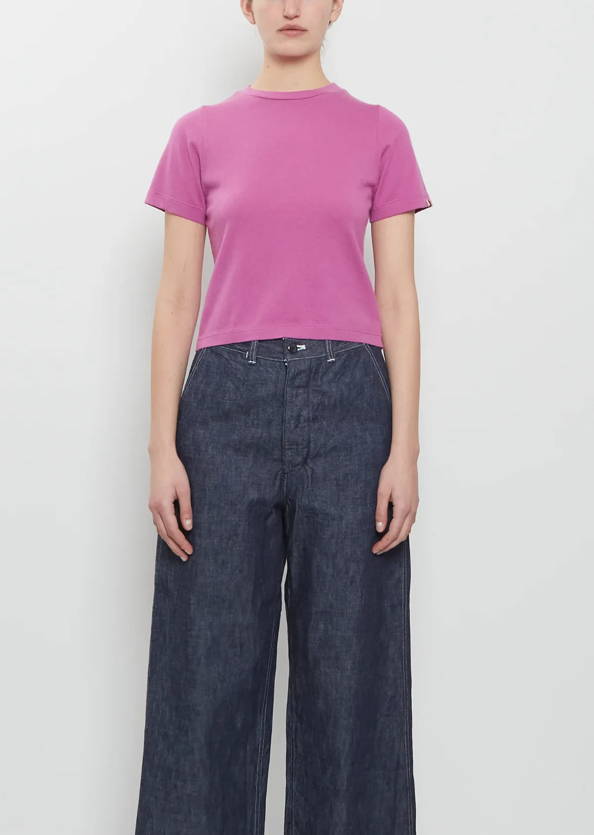 n267 Tina Cotton Cashmere Top by Extreme Cashmere