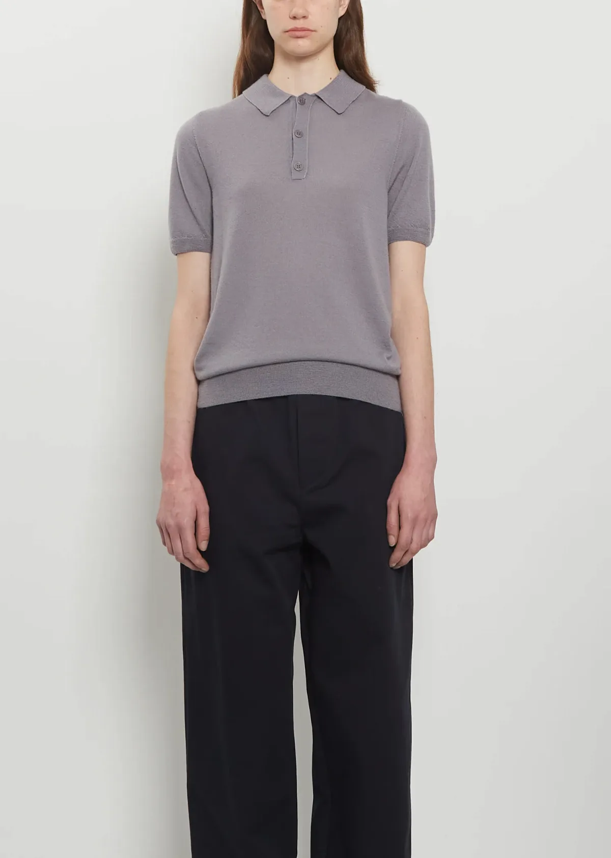 Joel Felted Cashmere Polo by Meta Campania Collective