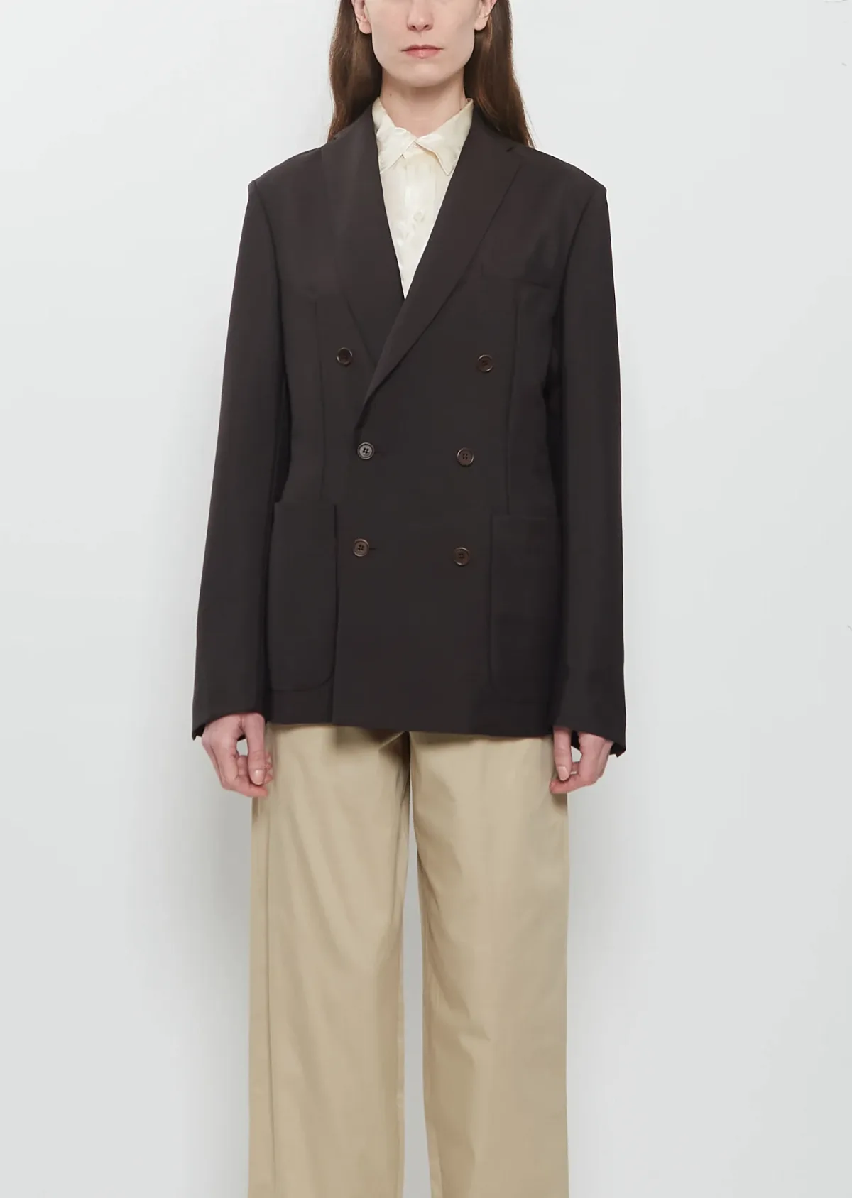 Mohair Car Long Jacket by Meta Campania Collective