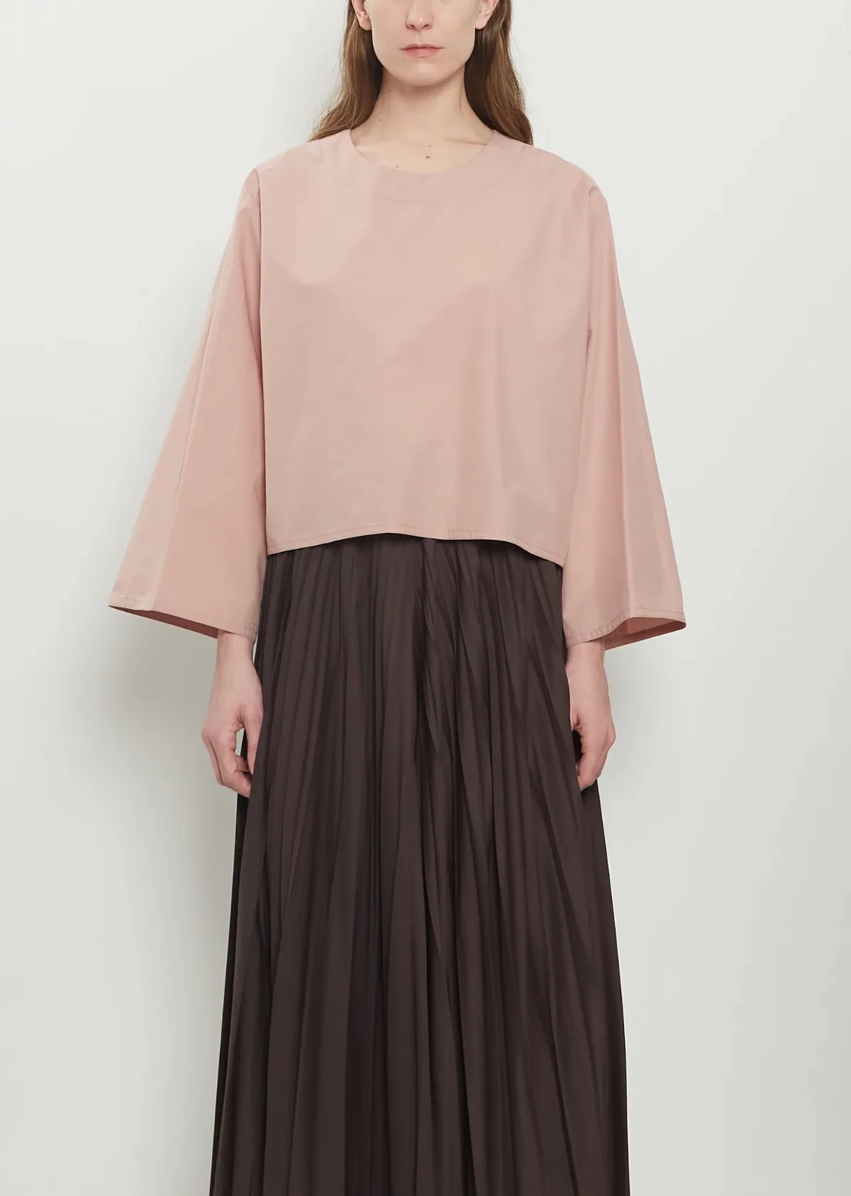 Cotton Popeline Chunky T-Shirt by Duan