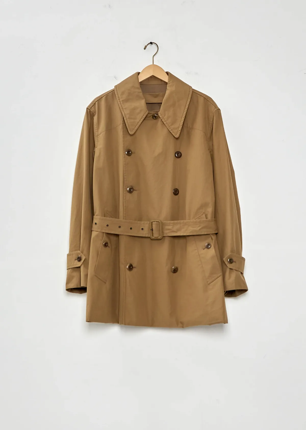 Cropped Cotton Trench by Lemaire