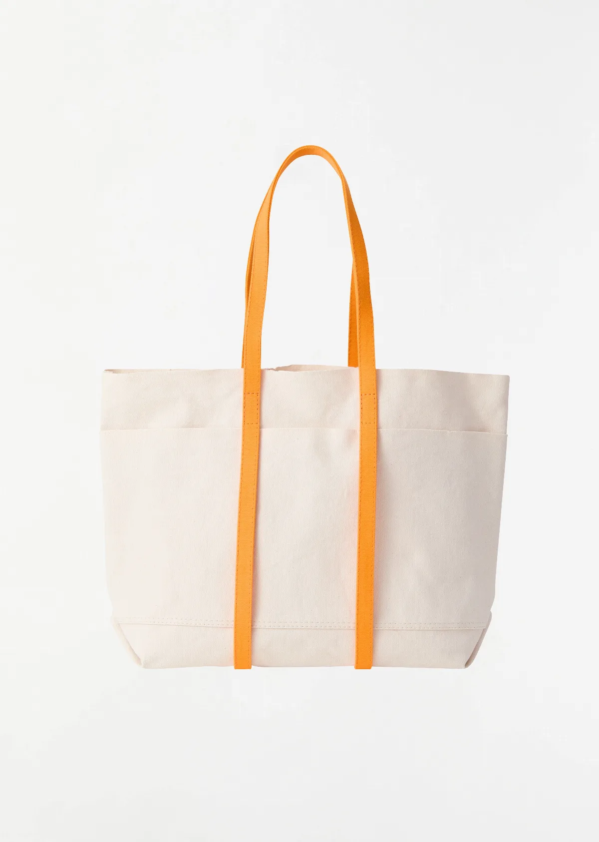 Washed Canvas Two-Tone Tote, Medium