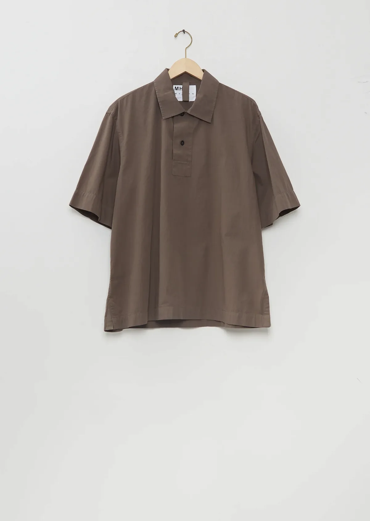 MHL by Margaret Howell Offset Placket Polo by Mhl by Margaret Howell