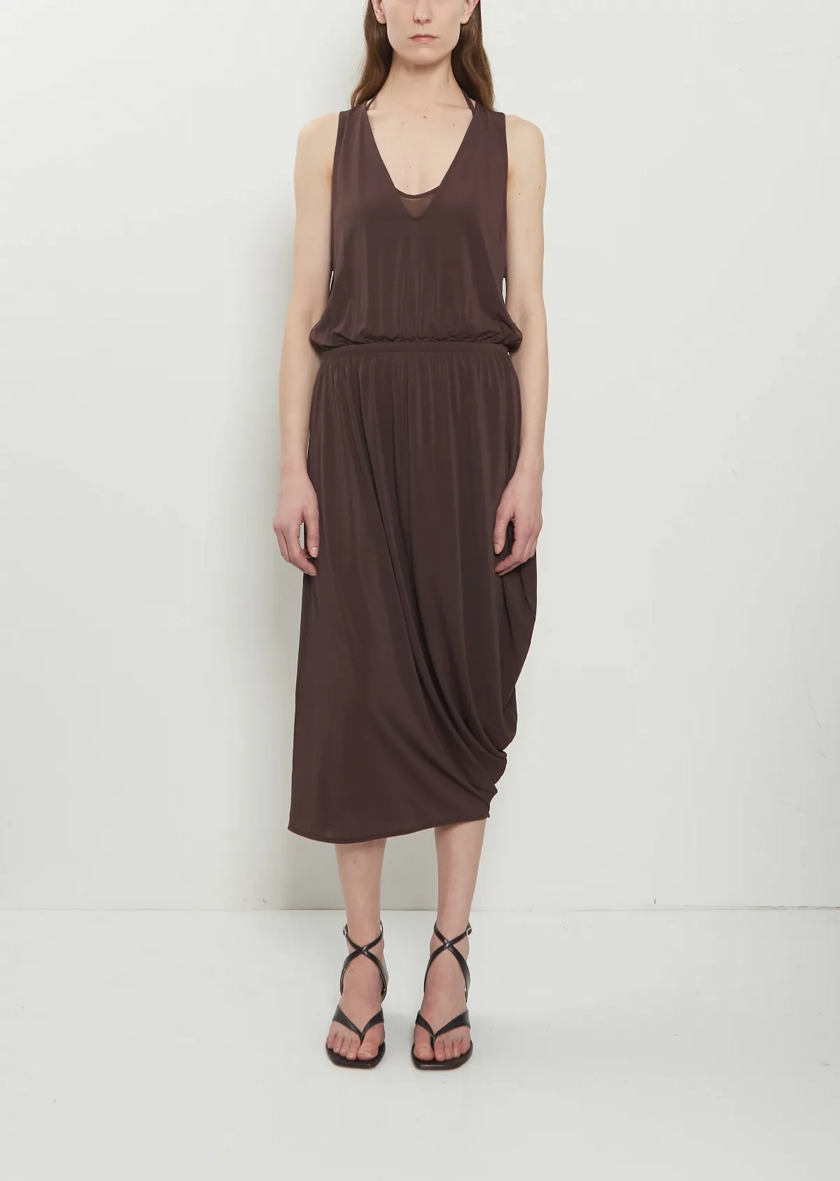 Double Layer Drape Dress by Lemaire