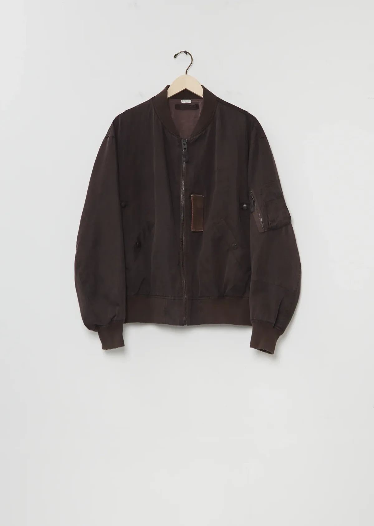 Vintage Silk Light B-15C Flight Jacket by Apresse