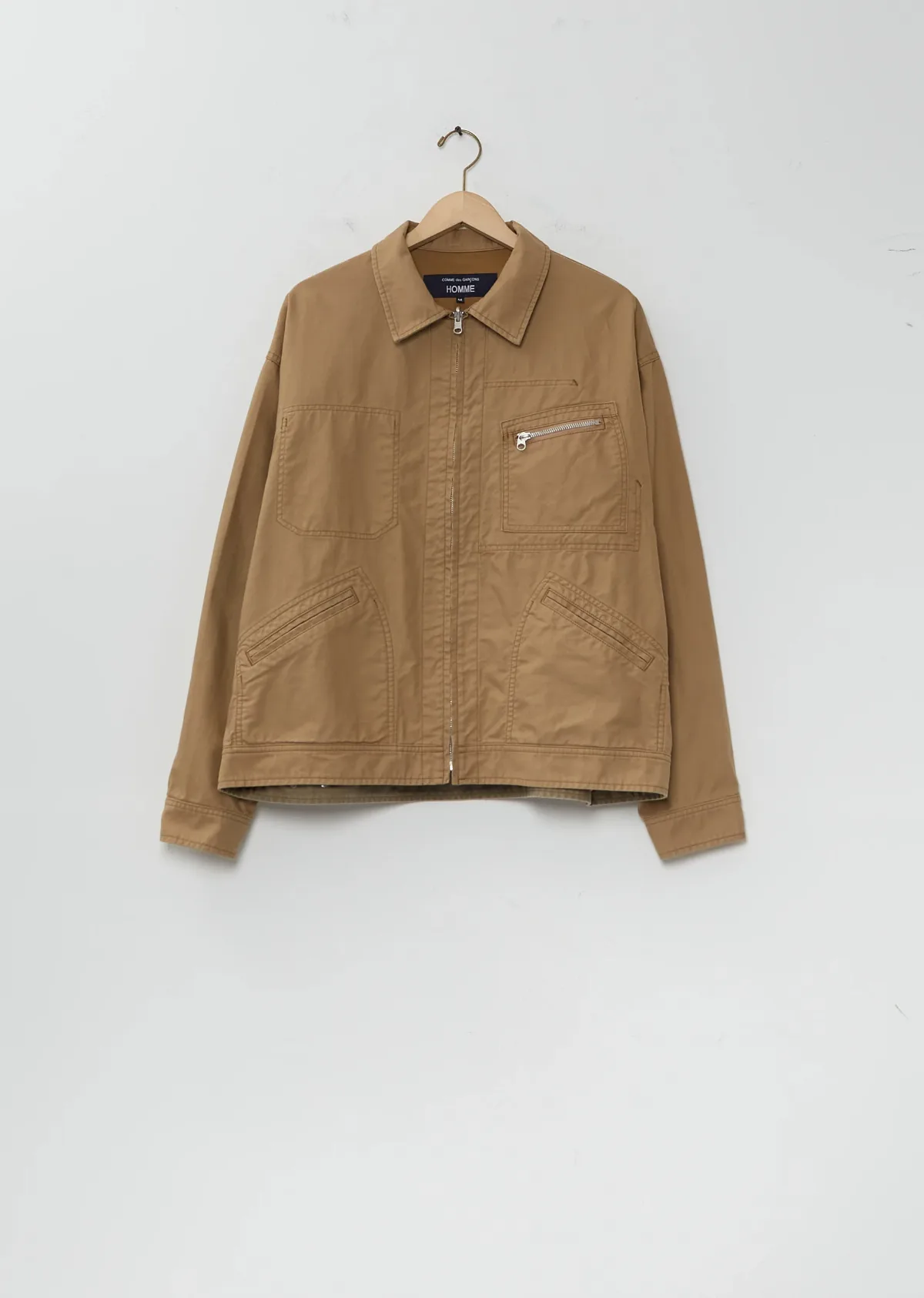 Homme Pockets Cotton Chino Jacket by Comme des Garçons