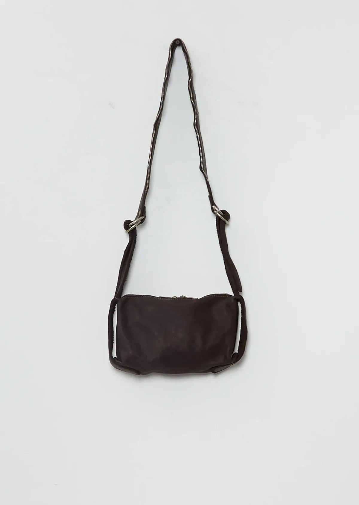 Leather Crossbody Bag, Small by Guidi