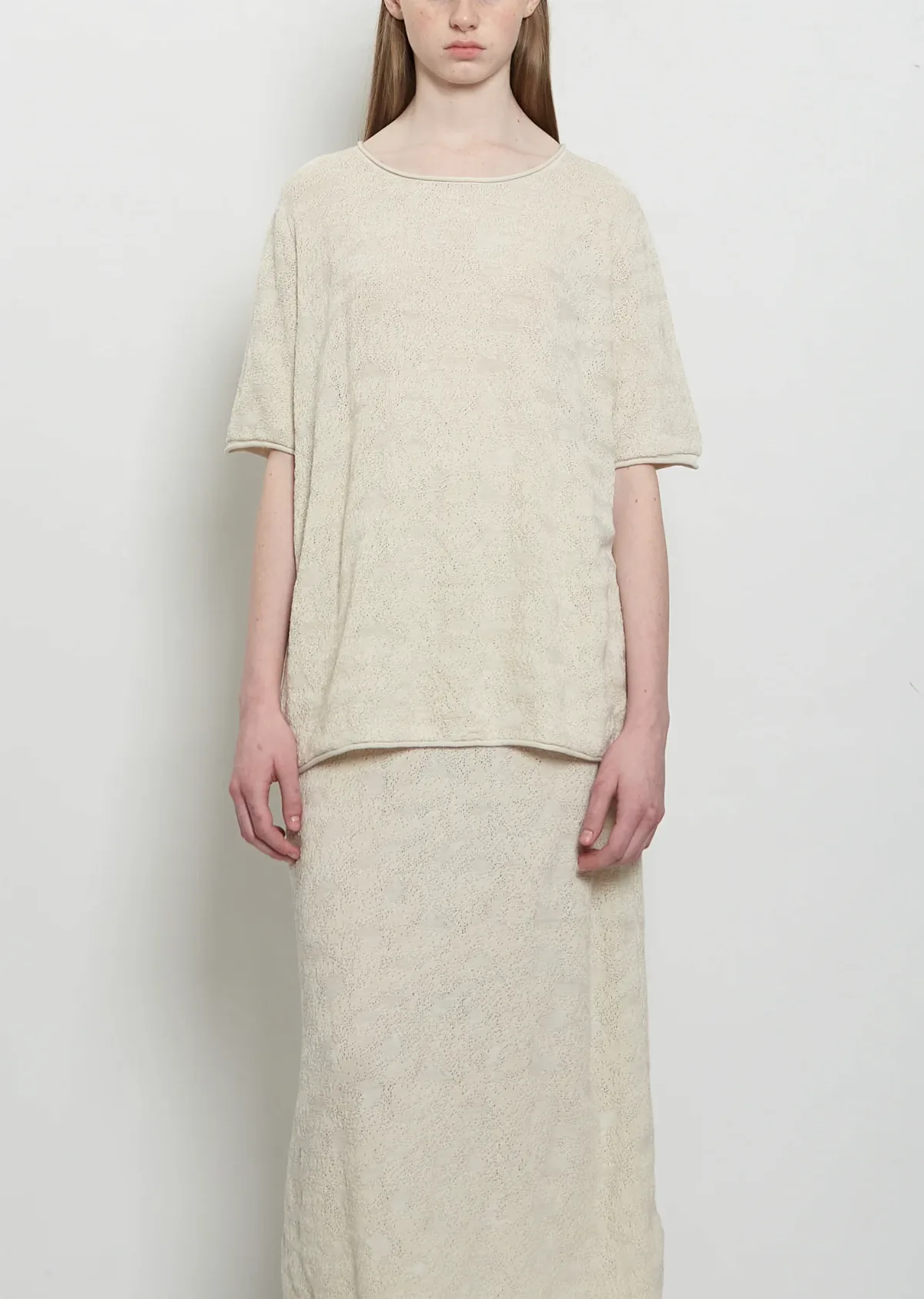 Terra Pima Cotton Knit Tee by Lauren Manoogian