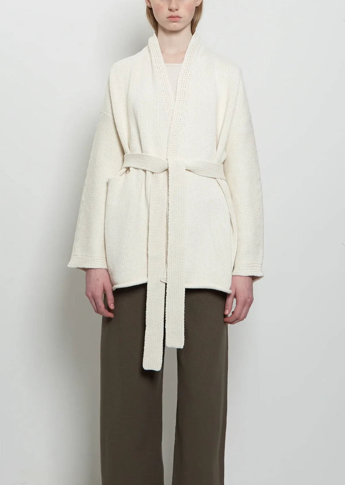 Coto Pima Cotton Cardigan by Lauren Manoogian