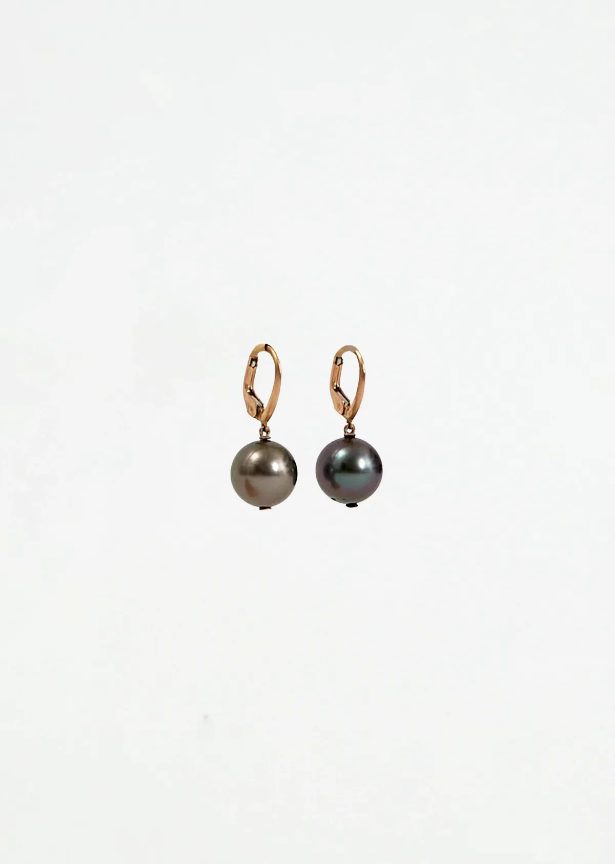 Momo Pearls Rose Gold Earrings 18k Rose Gold