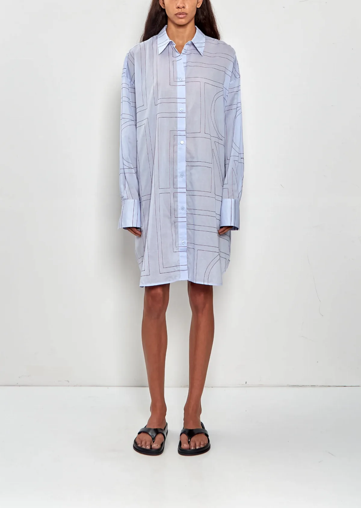Long Summer Shirt Dress by Totême