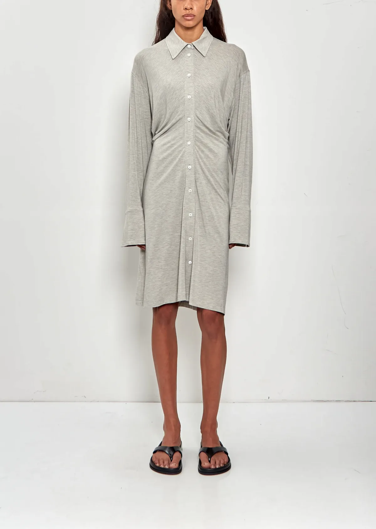 Slouch Jersey Shirtdress by Totême