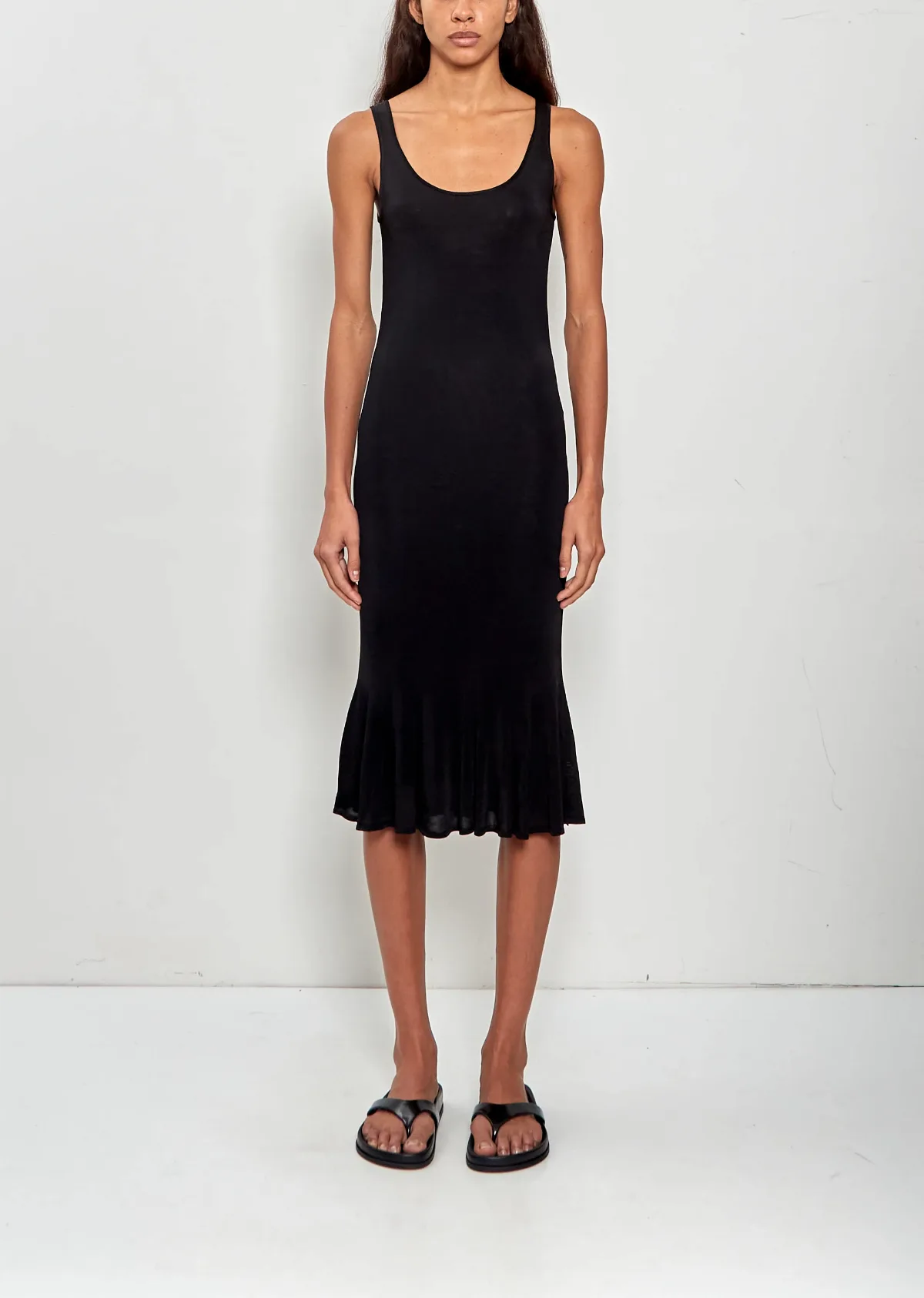 Fluted Hem Dress by Totême