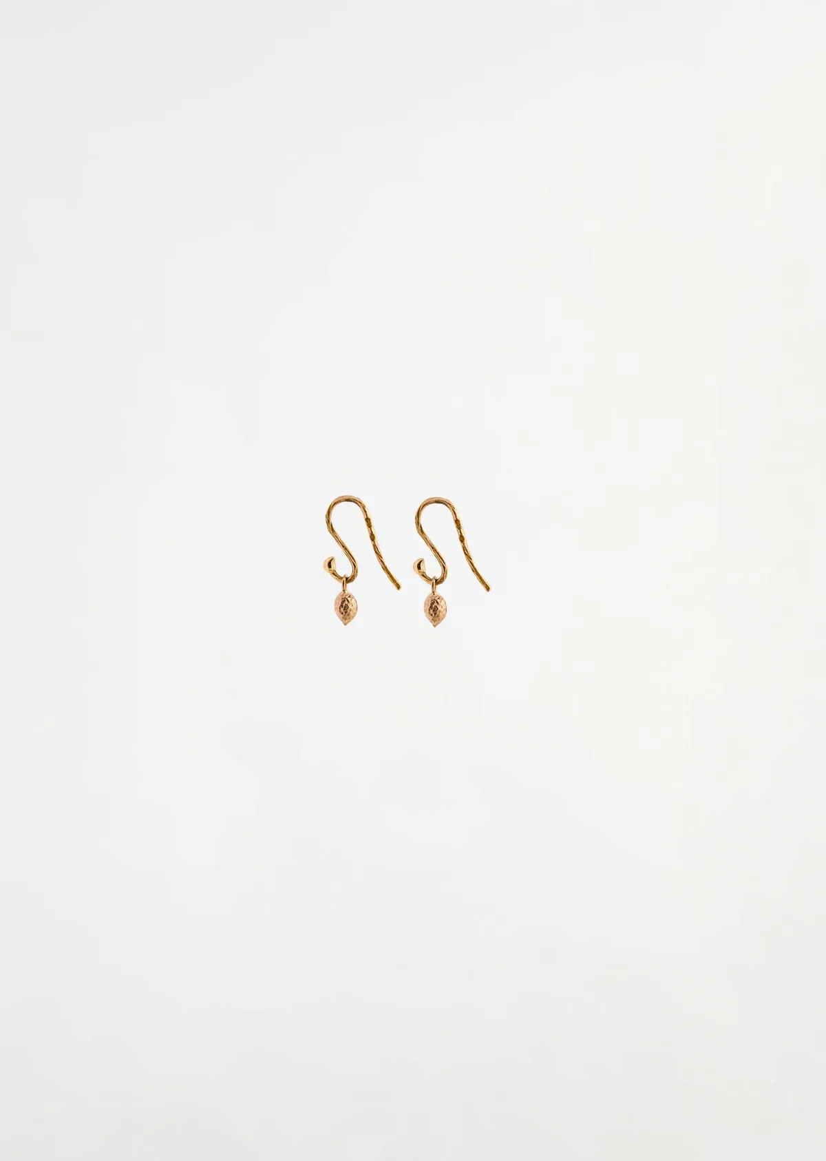 Sea Kale Seeds Earrings 18k Gold by Mira Stella