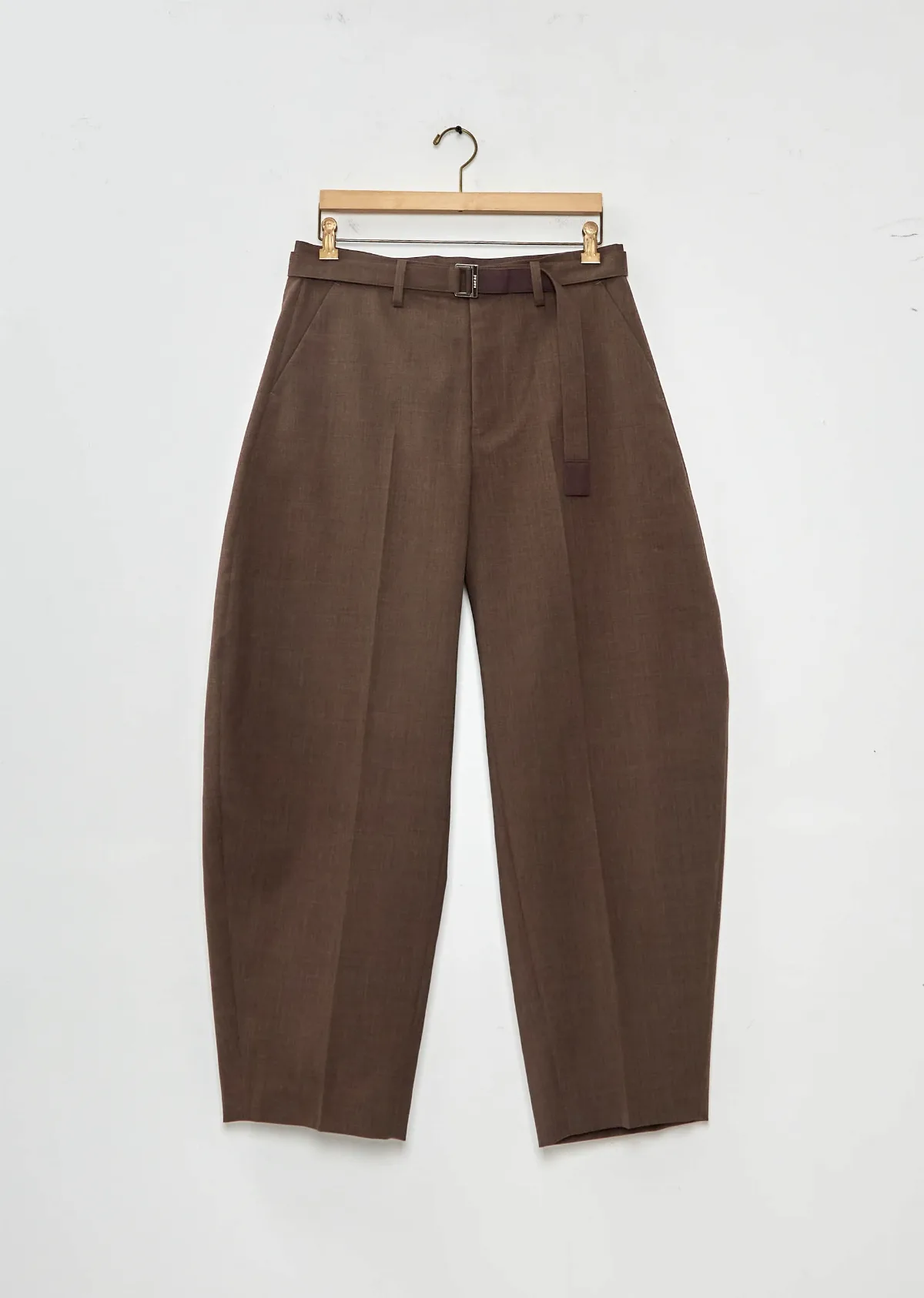 Belted Suiting Pants by Sacai