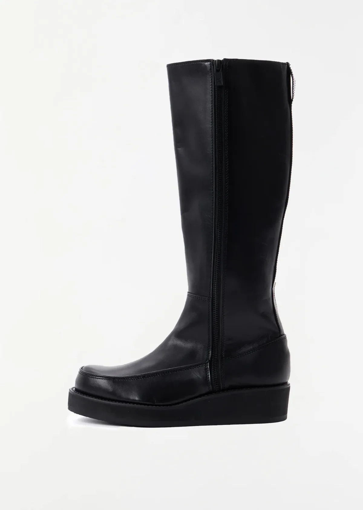 Platfoam Leather Long Boots by Ys