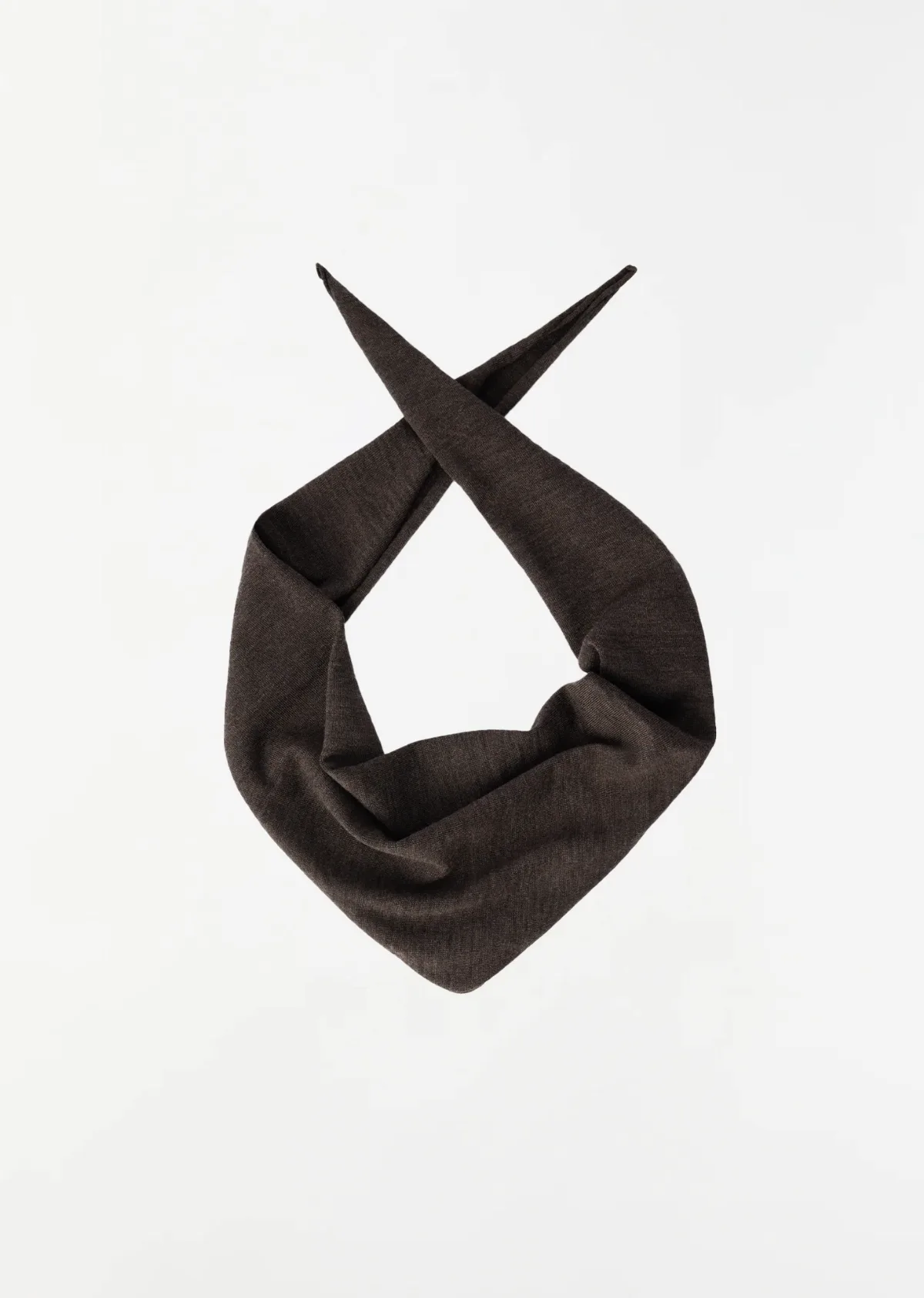 Triangular Merino Wool Scarf by Lemaire