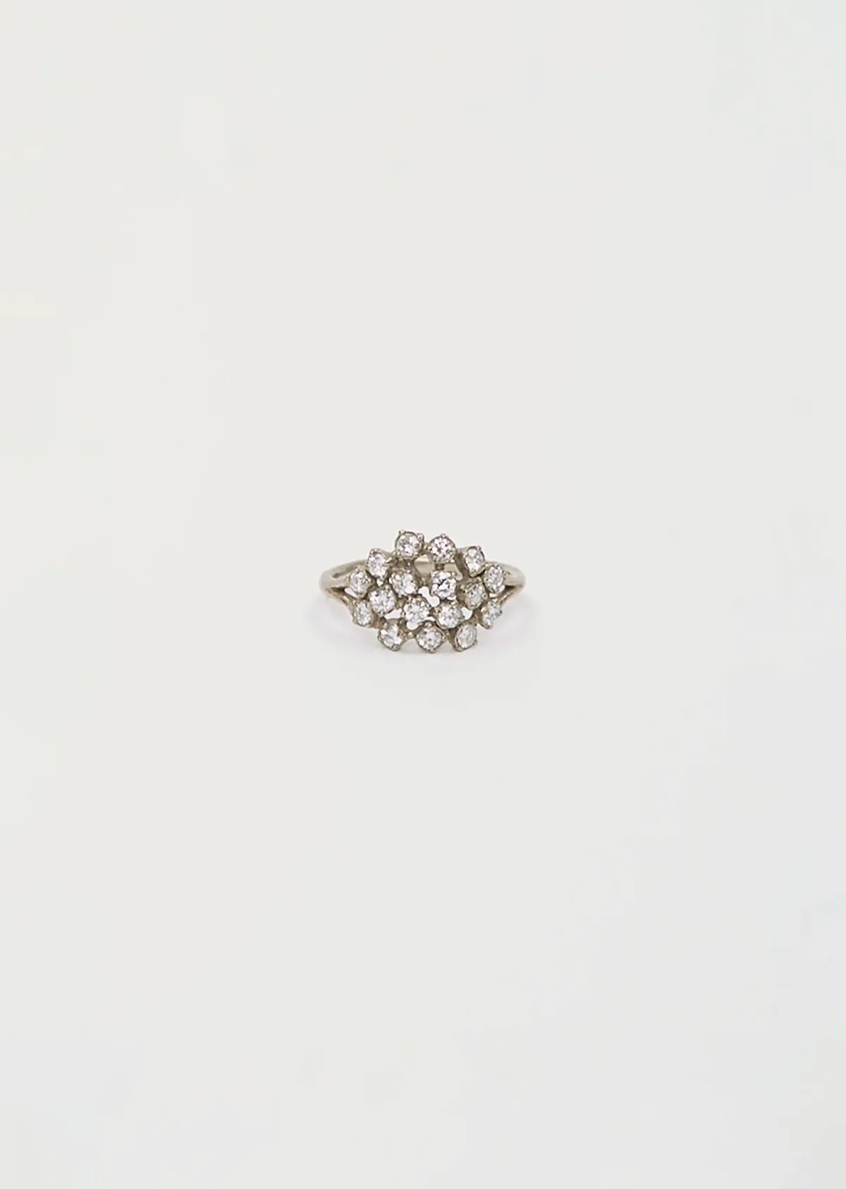 VSL Tsubu Cluster Ring 18k WG by Noguchi Bijoux