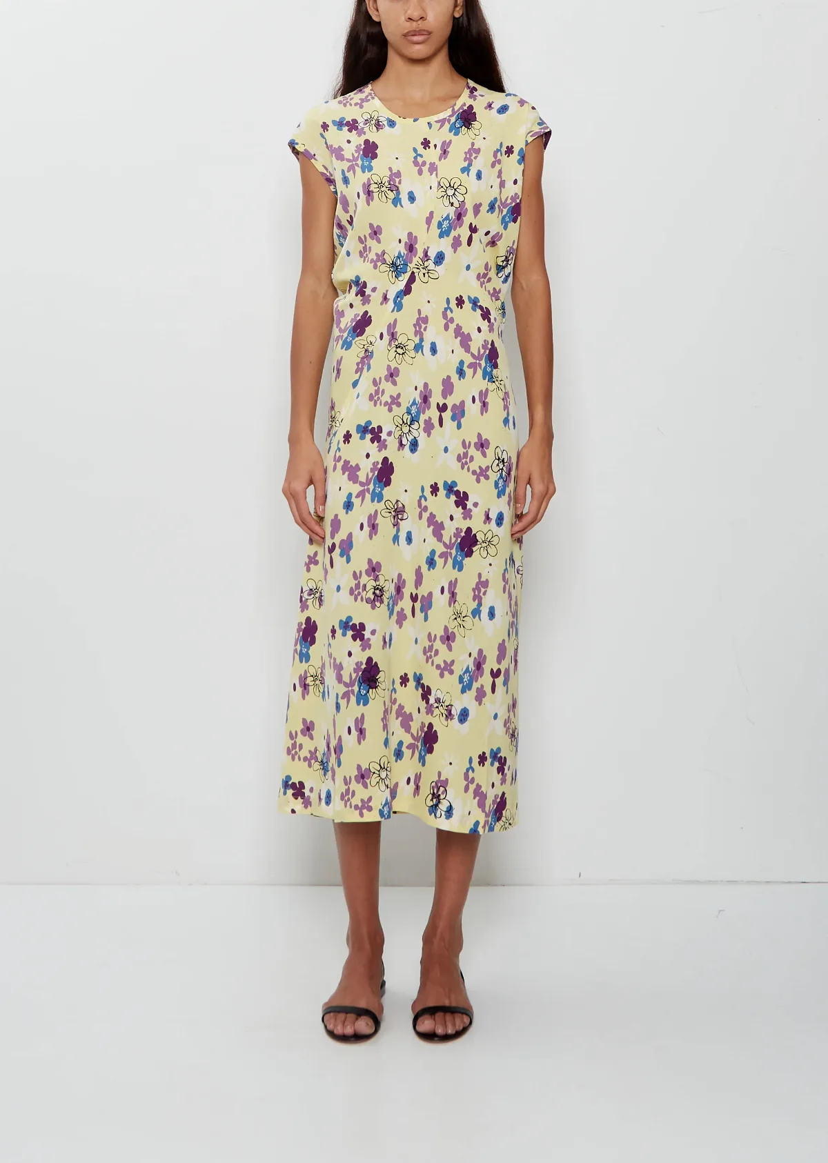 S-Curve Silk Dress by 6397