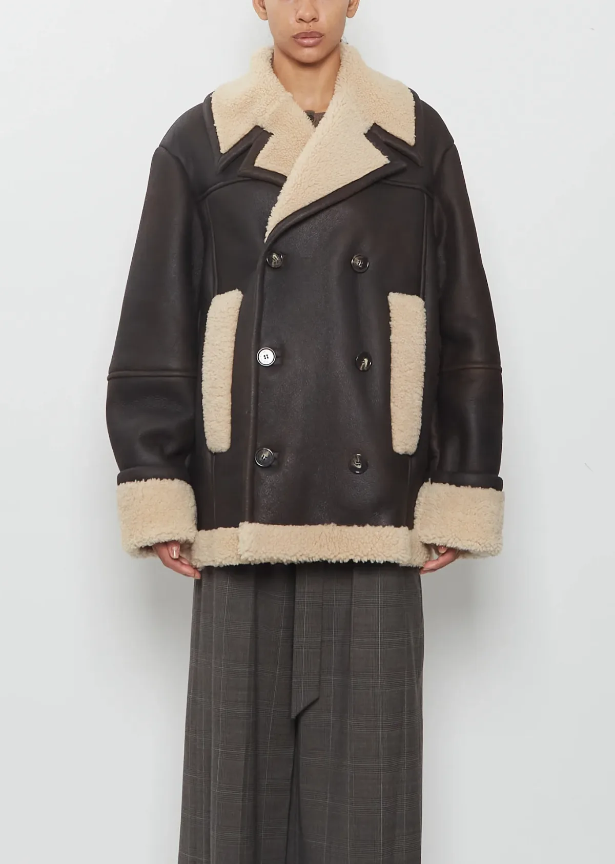 Shearling Aviator Jacket by Simone Rocha