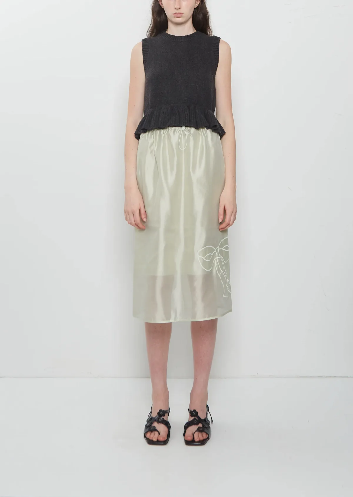 Bria Hybrid Organza Skirt by Cecilie Bahnsen