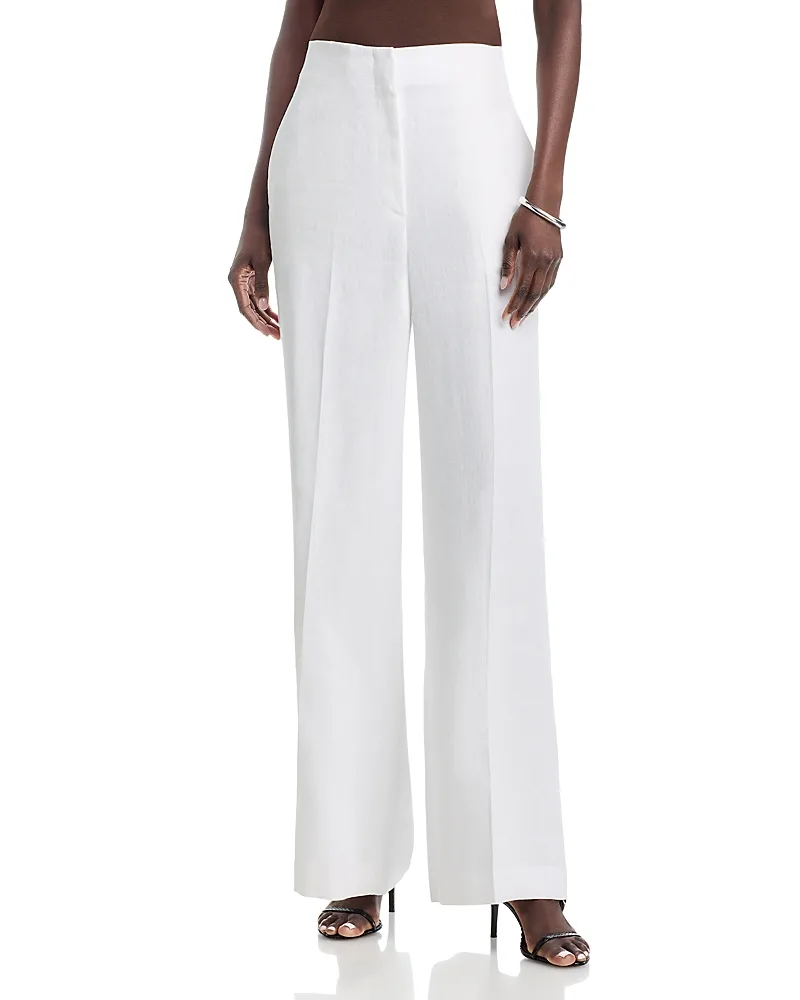 Thames Linen Wide Leg Pants