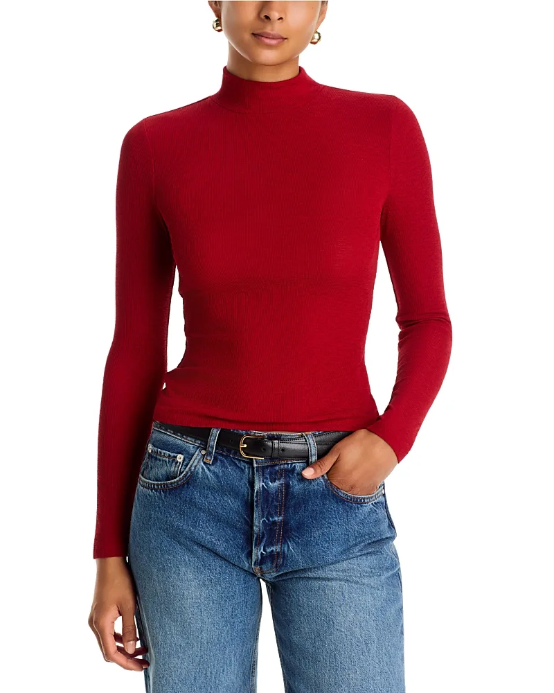 Wyeth Turtleneck Top by Veronica Beard
