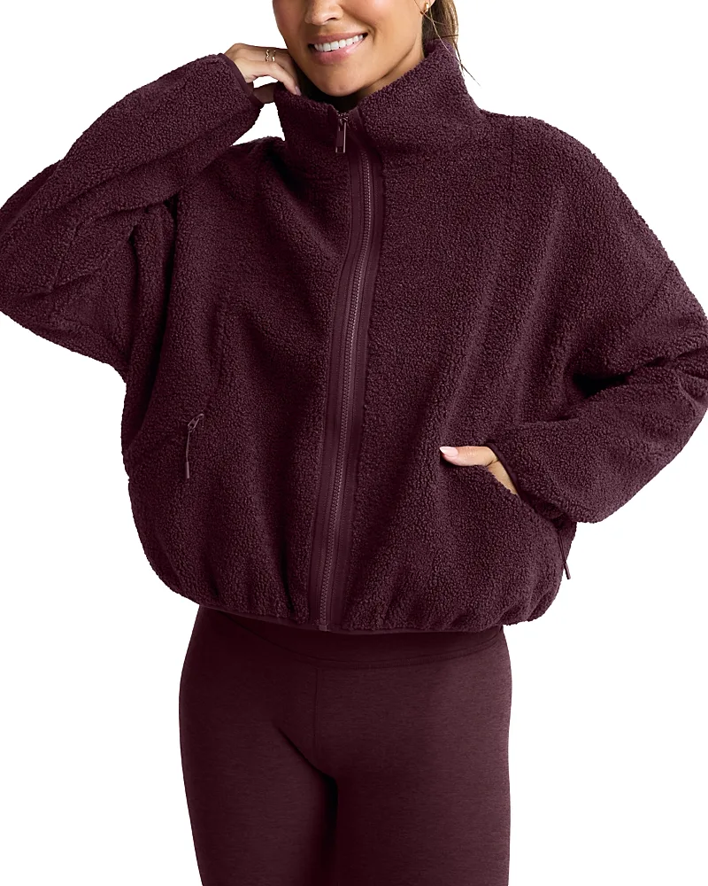Unity Mock Neck Zip Jacket by Beyond Yoga