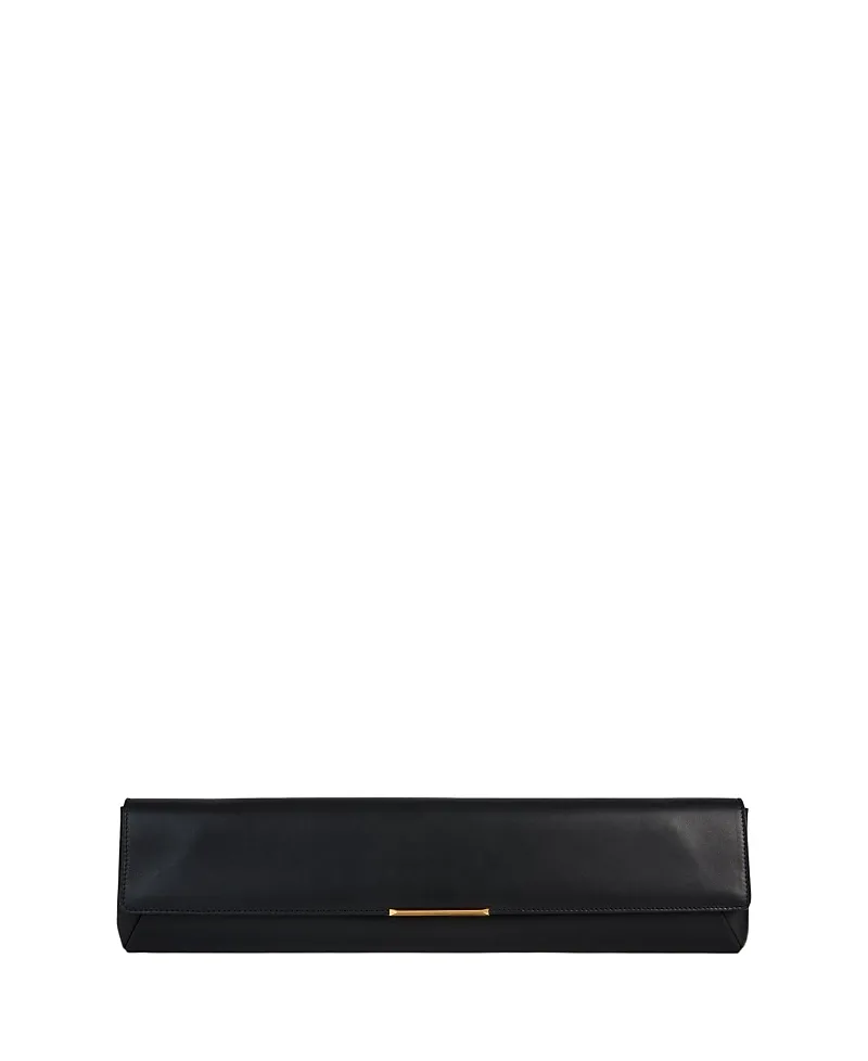 Long Clutch Bag in Smooth Leather by Balmain