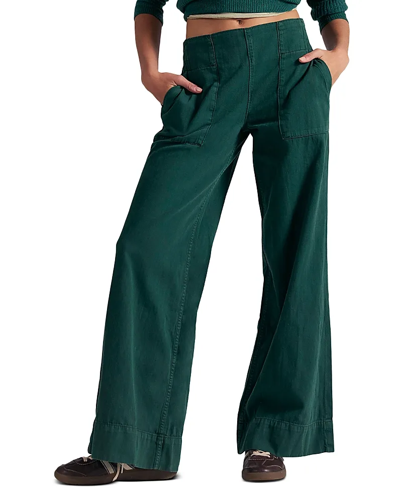 Breezy Relaxed Pull on Jeans in Bright Light by Free People