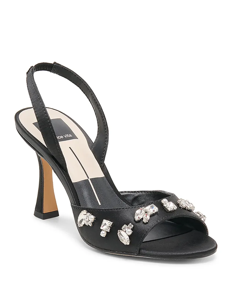 Raily Rhinestone High Heel Sandals by Dolce Vita