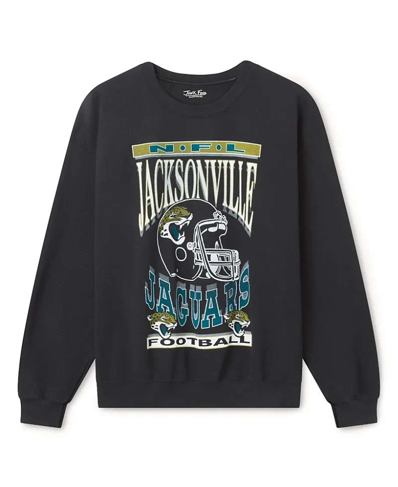NFL Jacksonville Jaguars Helmet Crew Fleece by Junk Food