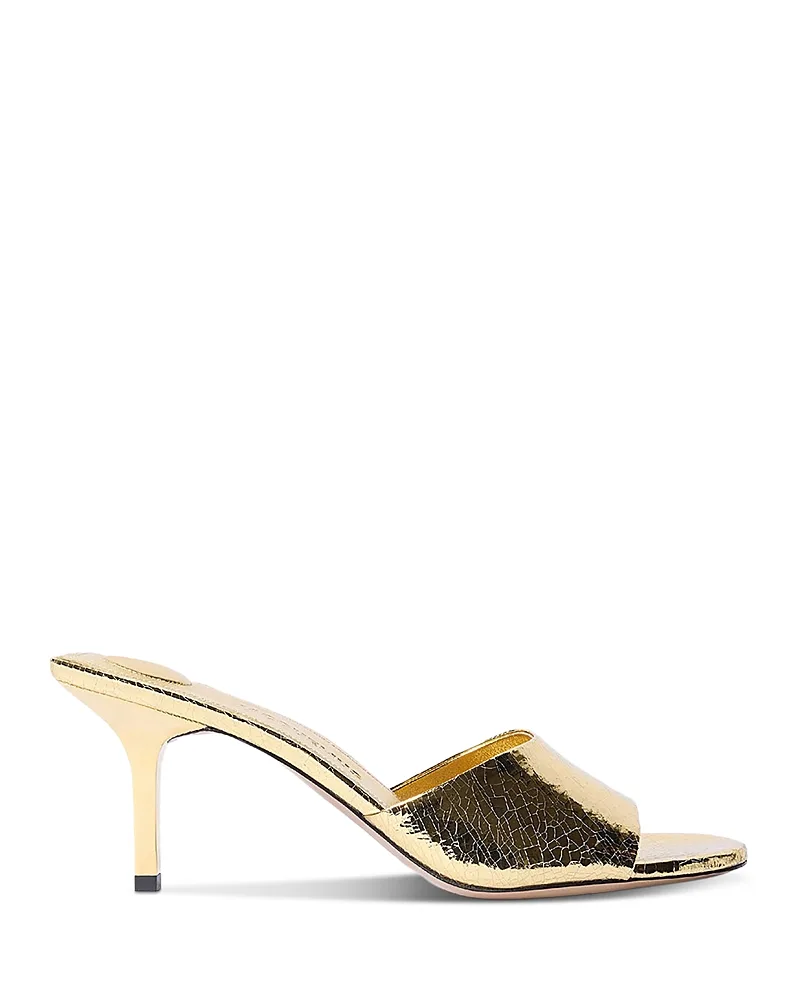 Cubisto Metallic Leather Mules by JACQUEMUS