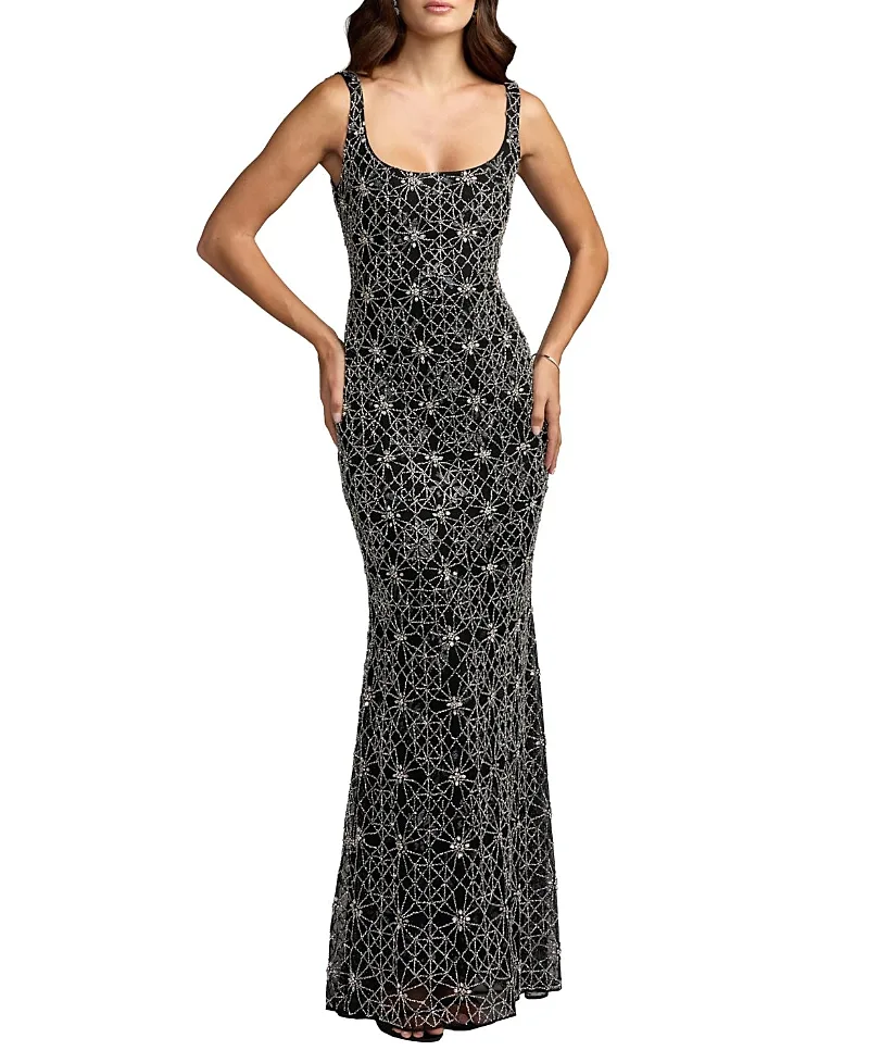 Mac Duggal Sleeveless Embellished Column Gown by M.A.C.