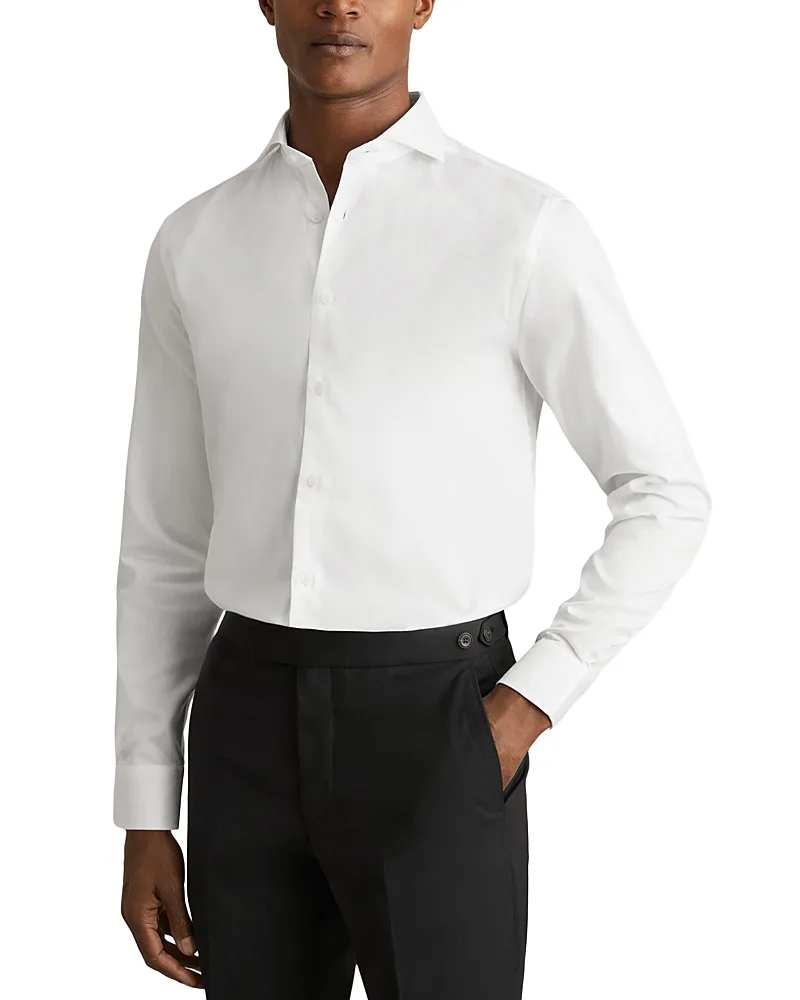 Storm Cotton Twill Button Shirt by Reiss
