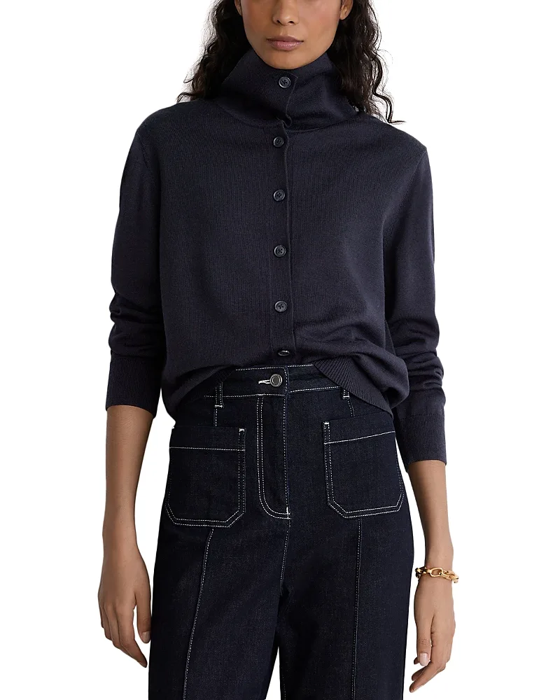 Gale Merino Wool Cardigan by Reiss
