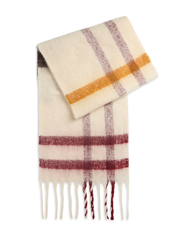Isla Tartan Boucle Scarf by Barbour