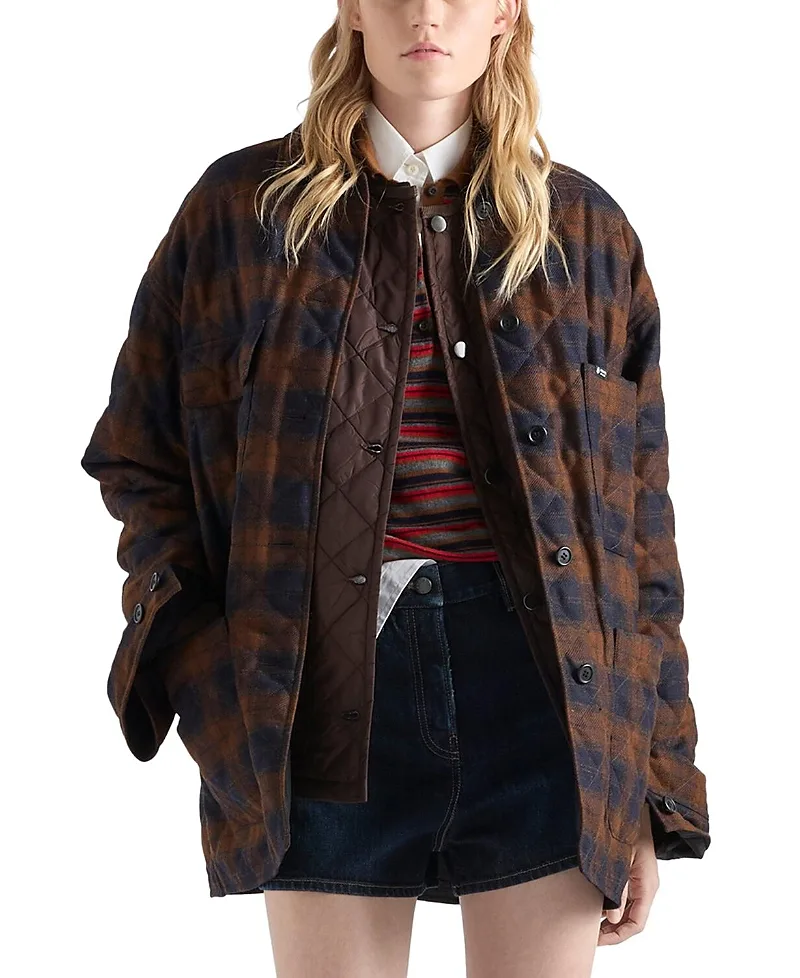 Lightweight Quilted Re-Nylon Jacket by Prada