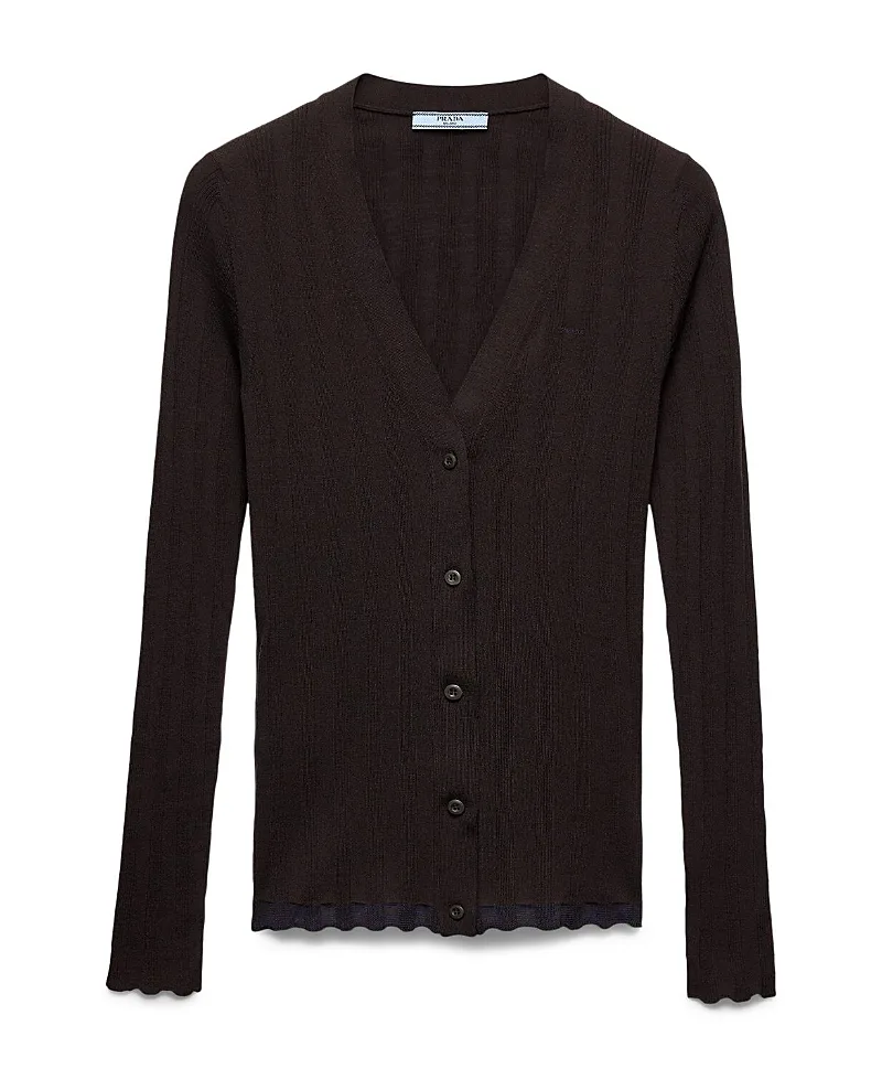 Wool Cardigan by Prada