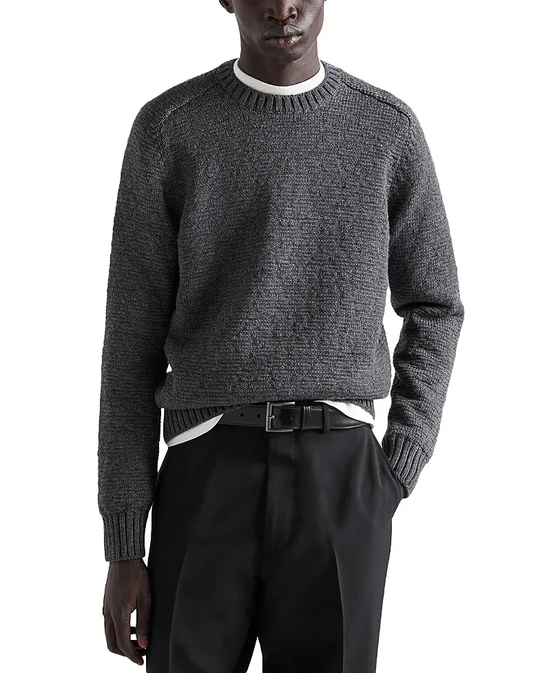 Wool Crewneck Sweater by Prada