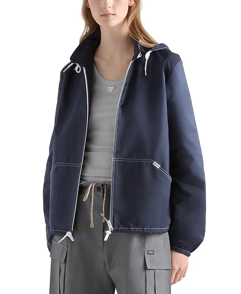 Lightweight Re-Nylon Blouson Jacket by Prada