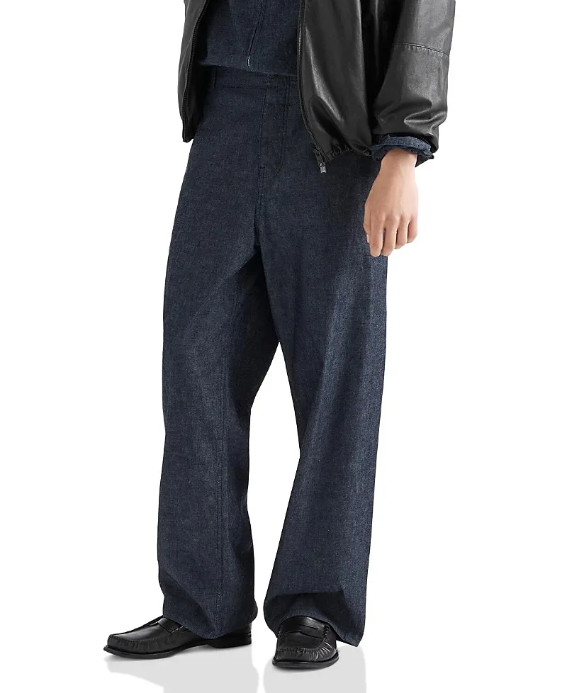 Chambray Pants by Prada