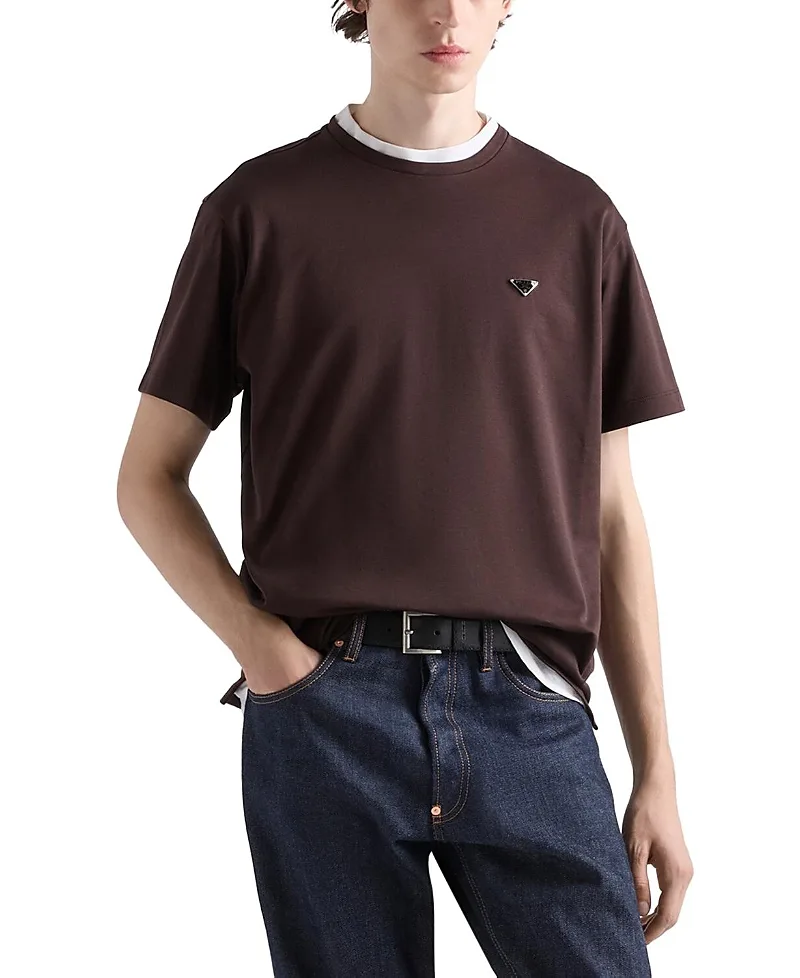 Cotton T-Shirt by Prada