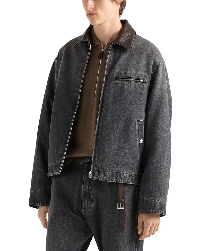 Denim Blouson Jacket