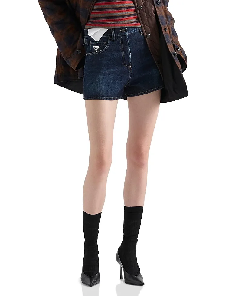 Denim Shorts by Prada