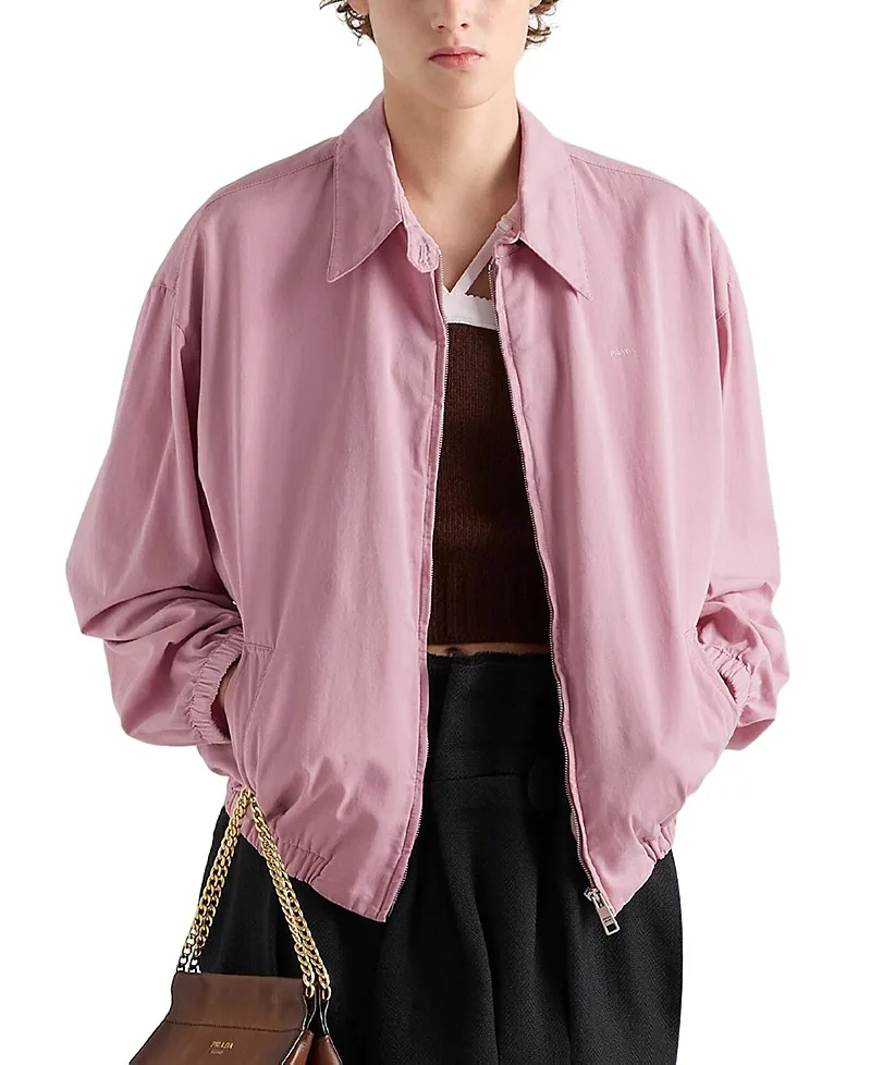 Old Gabardine Blouson Jacket by Prada