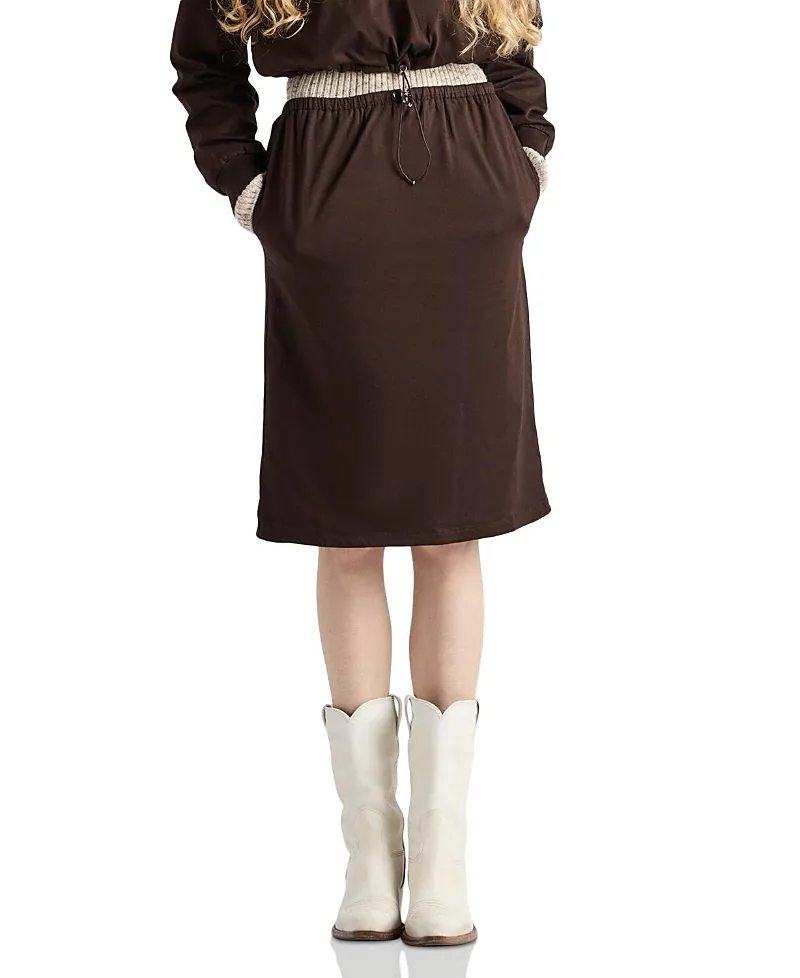 Reversible Cotton Jersey and Re-Nylon Skirt by Prada